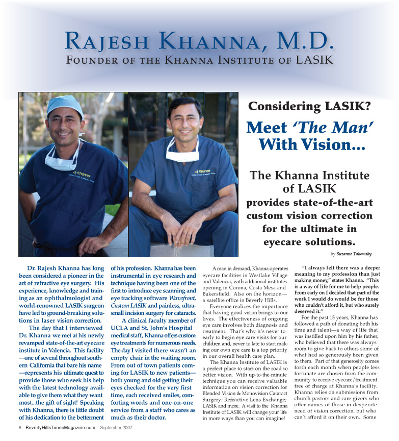 lasik/cirug ía refractiva en el condado de Ventura